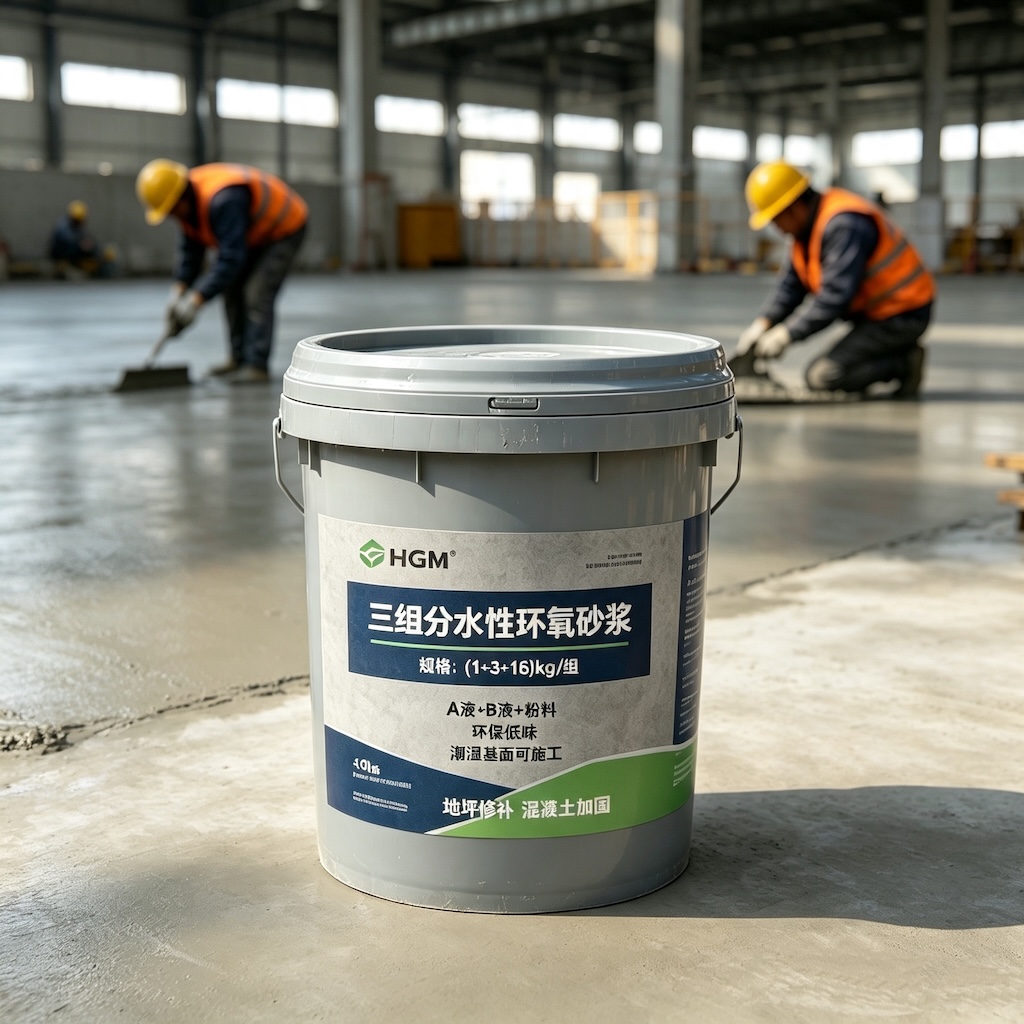 洛宁三组份水性环氧砂浆